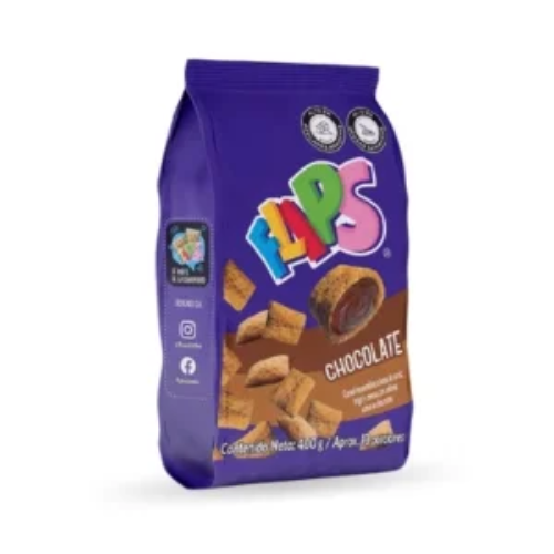 FLIPS CHOCOLATE BOLSA 400GR